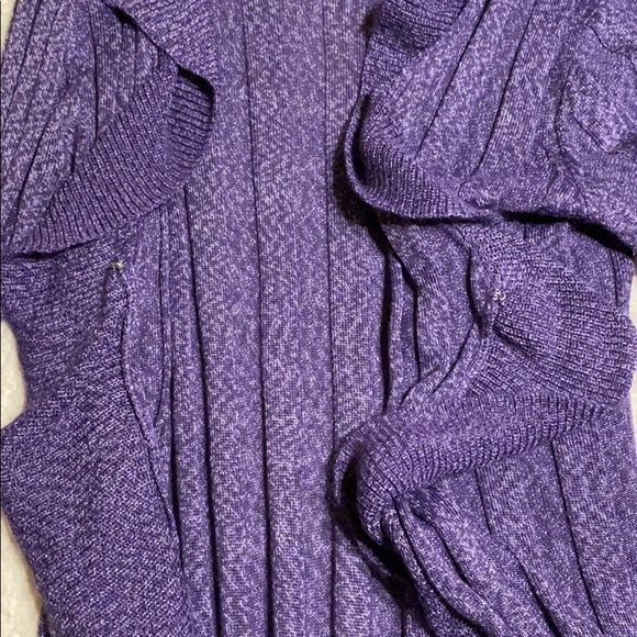 Dress Barn Purple Cardigan Size XL - Picture 4 of 9